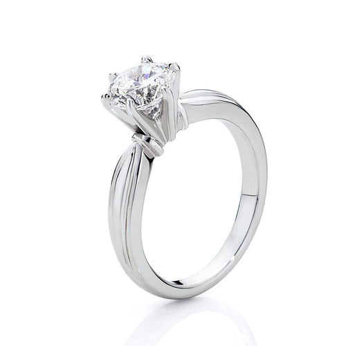 Ava Solitaire Engagement Ring