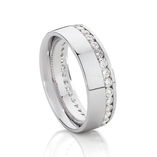 Camilla Channel Set Diamond Eternity Ring
