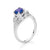 Claire Ceylon Sapphire and Diamond Ring