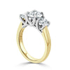 Three Stone Diamond Engagement Ring 