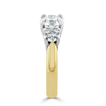 Three Stone Diamond Engagement Ring 