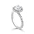 Mary Halo Diamond Engagement Ring