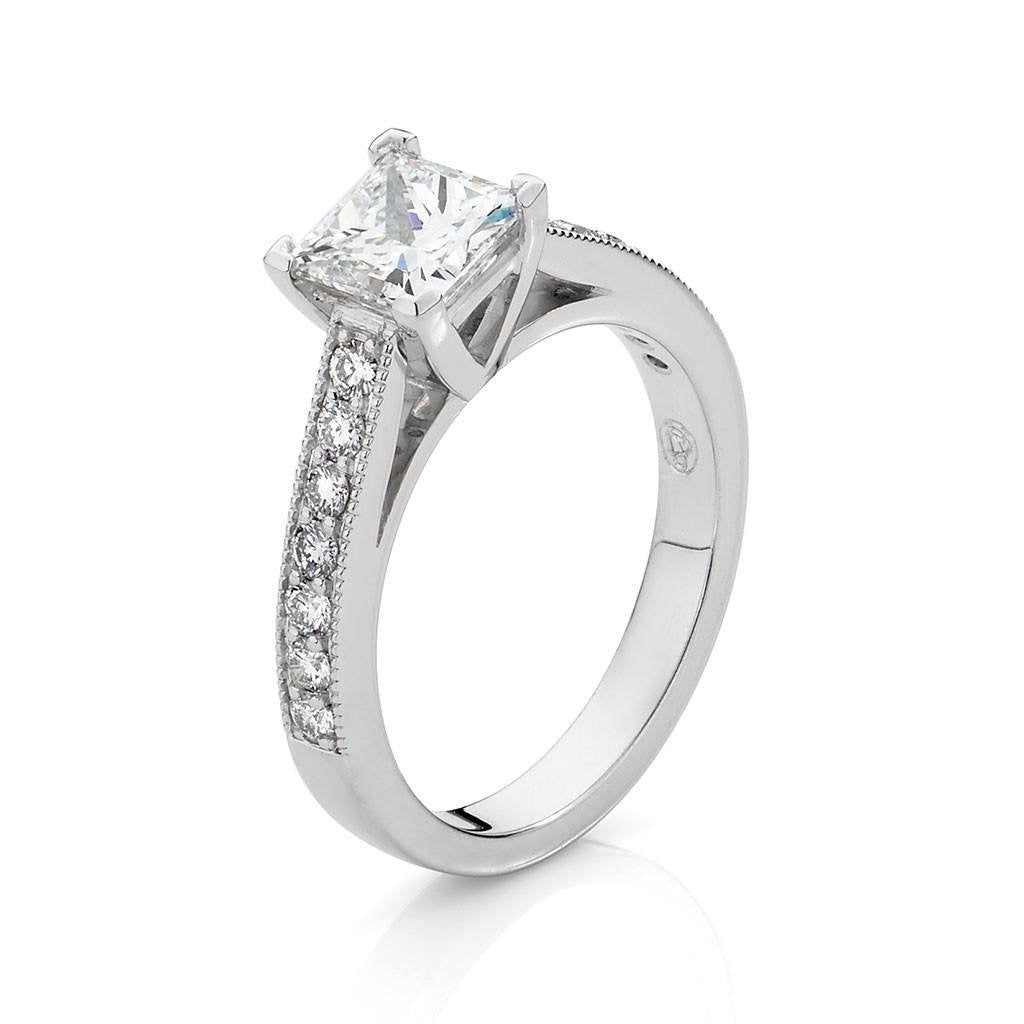 Princess Cut Diamond Engagement Ring