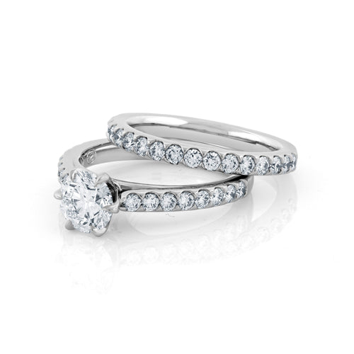 Diamond Wedding Ring Set