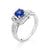 Lucy Ceylon Sapphire Diamond Ring