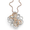 Louise rose gold diamond pendant