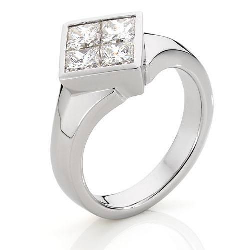 Sydney Invisible Set Princess Ring